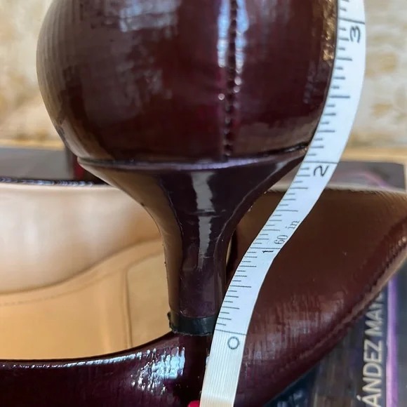 Alex Marie Burgundy kitten 2” heels Shoes - Picture 4 of 11